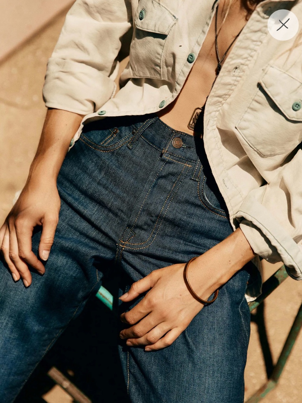 imogene + willie High-Rise Straight Jeans in Indigo